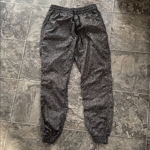 PUBLISH Men’s Black & Gray Multicolour Speckle Jogger Sporty Urban Wind Pants